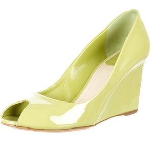 Christian Dior Peep Toe Wedges